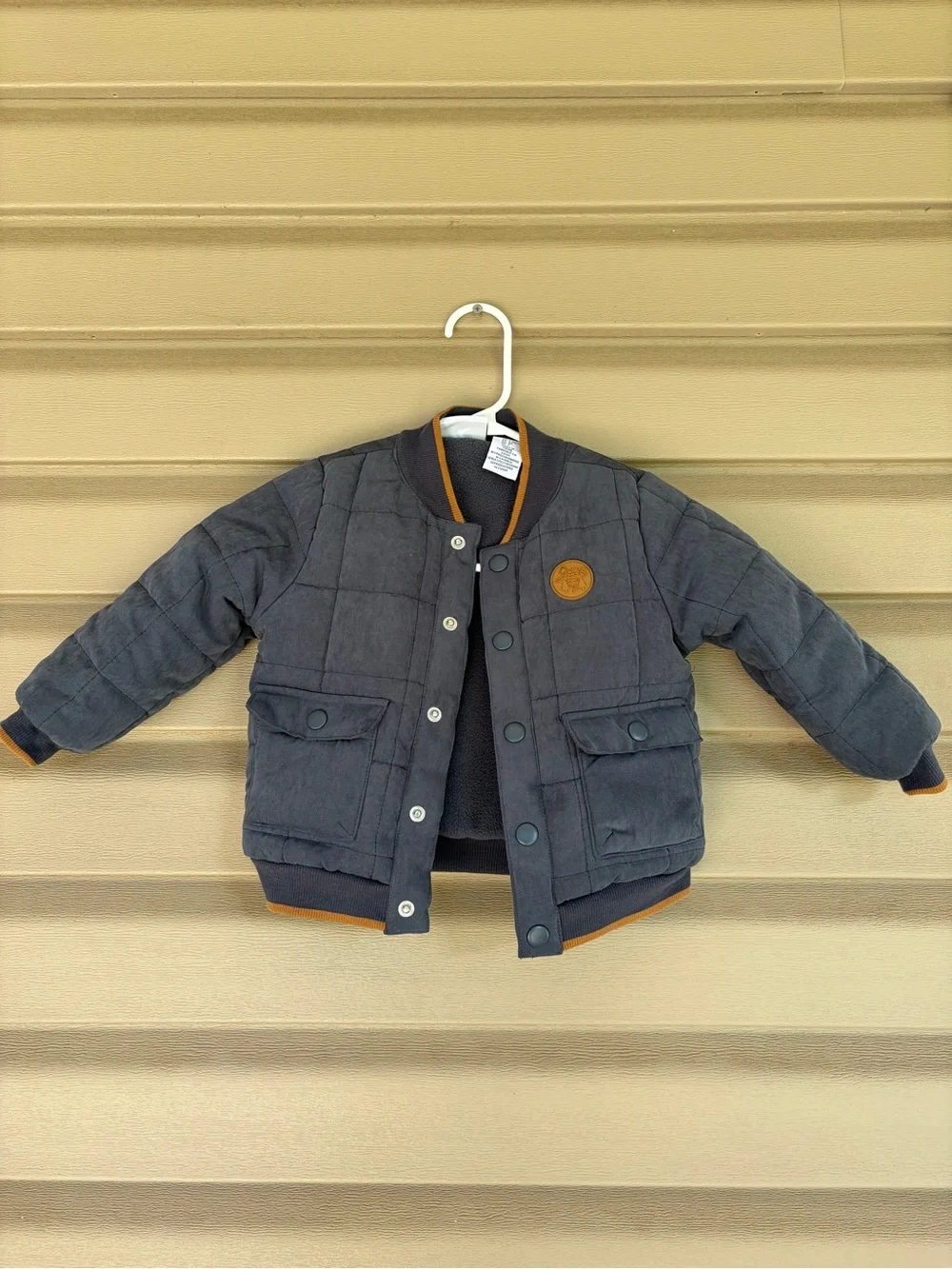 Tommy Bahama Navy Quilted Puffer Jacket - Toddler Boys 24M